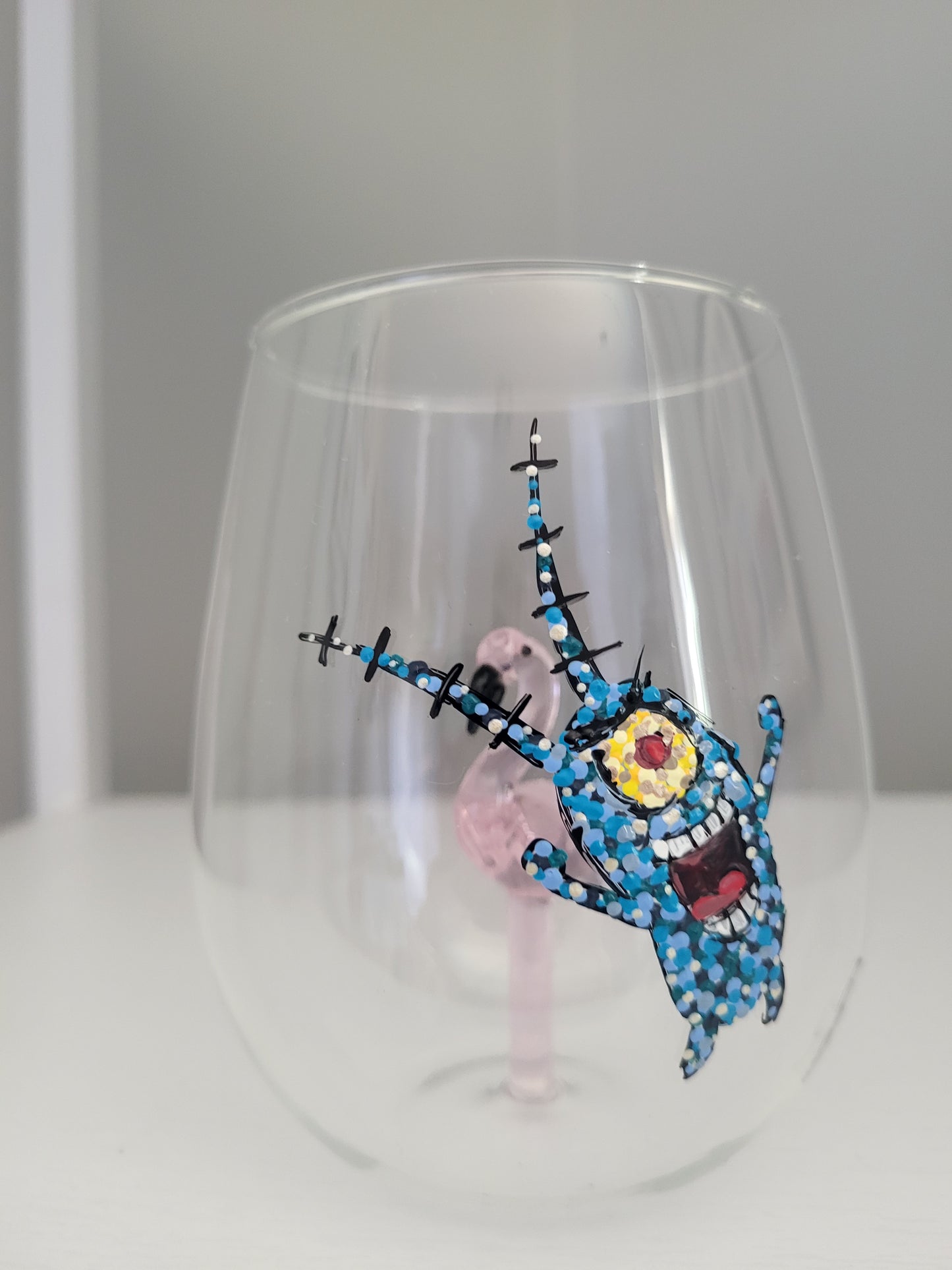 Plankton wine glass.