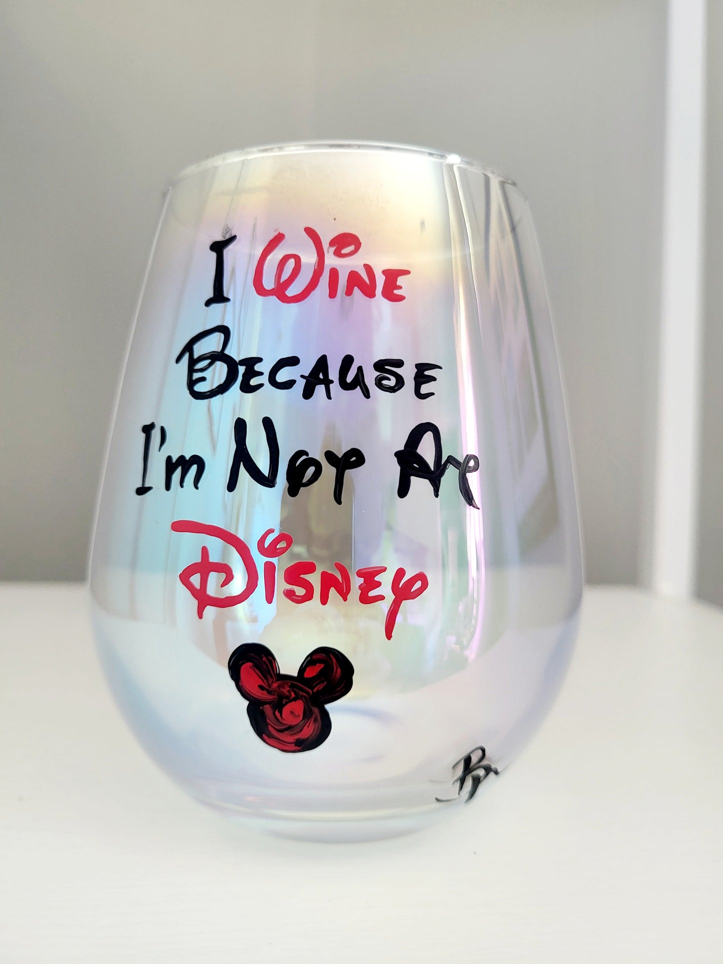 Disney stemless.