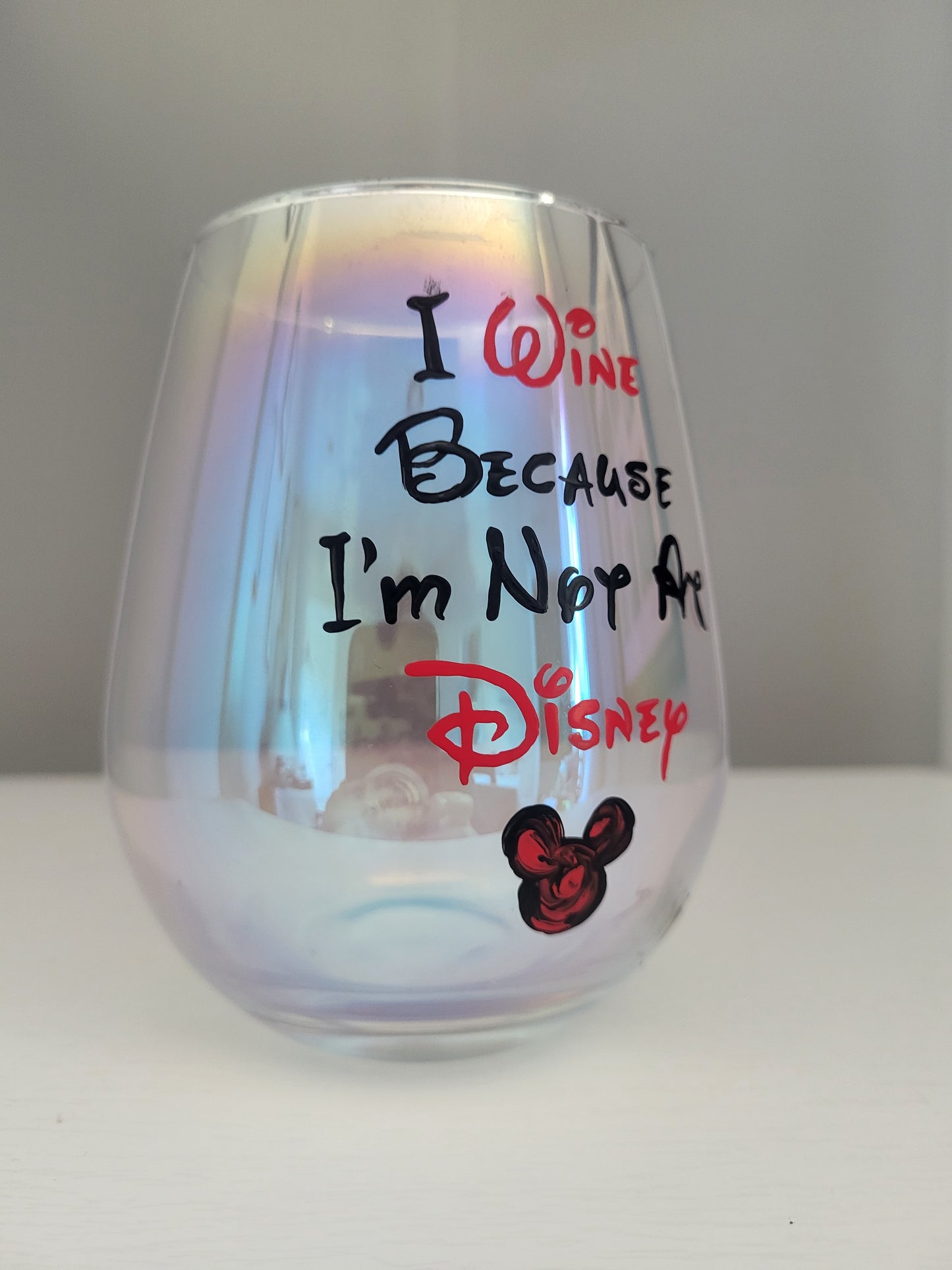 Disney stemless.