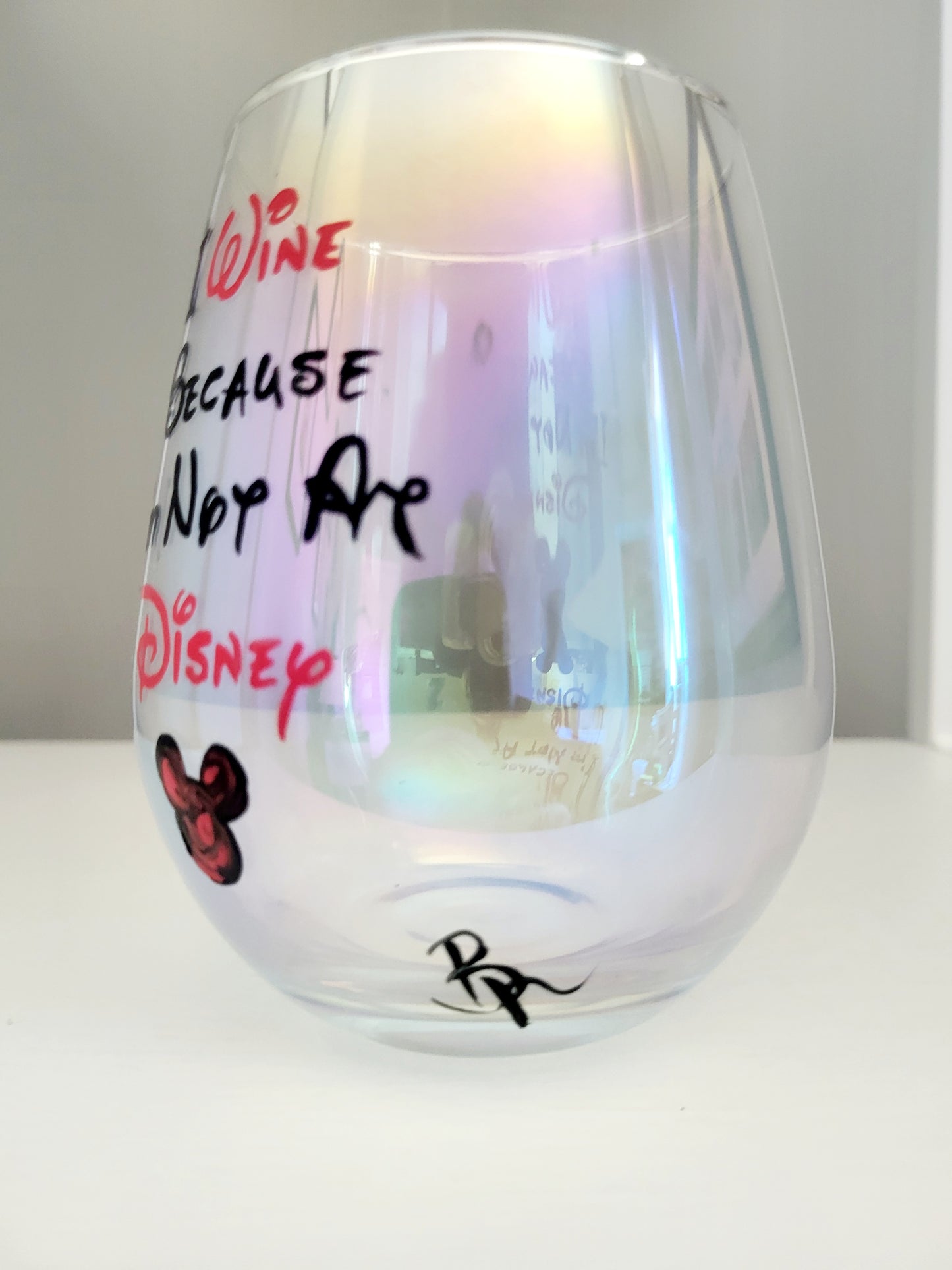 Disney stemless.