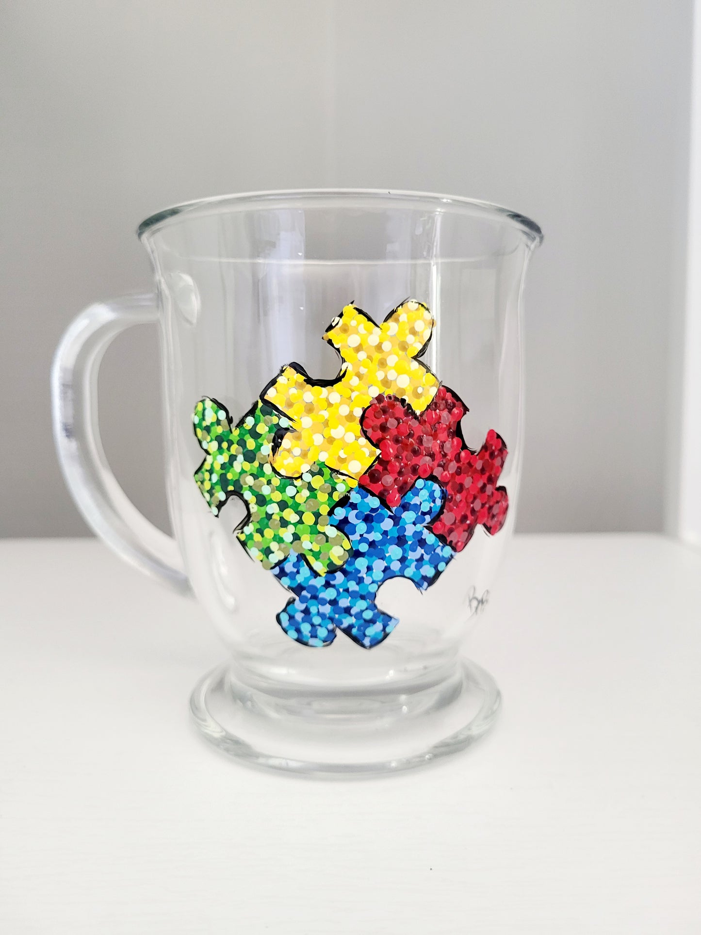 Autism awareness coffee cup