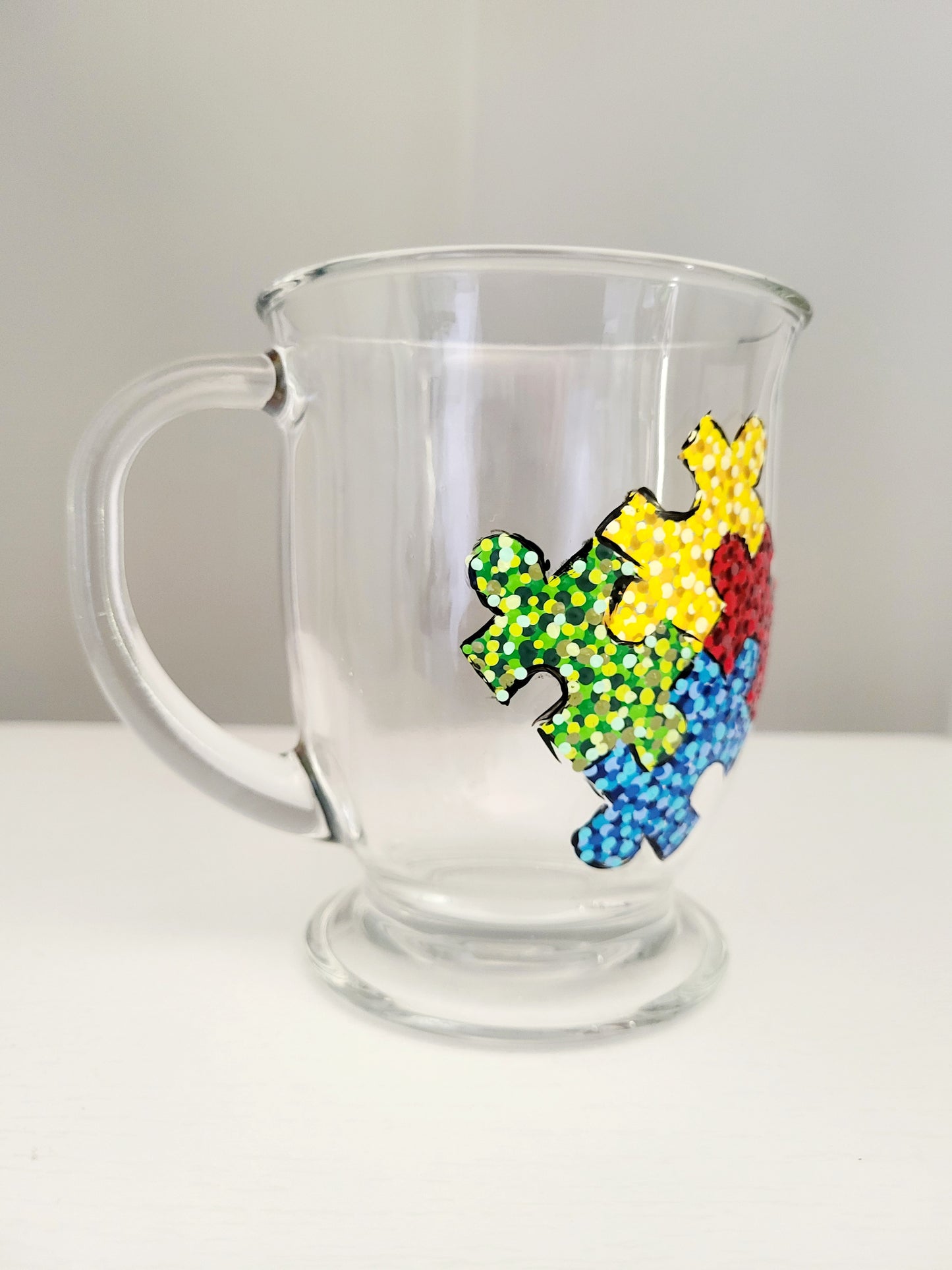 Autism awareness coffee cup