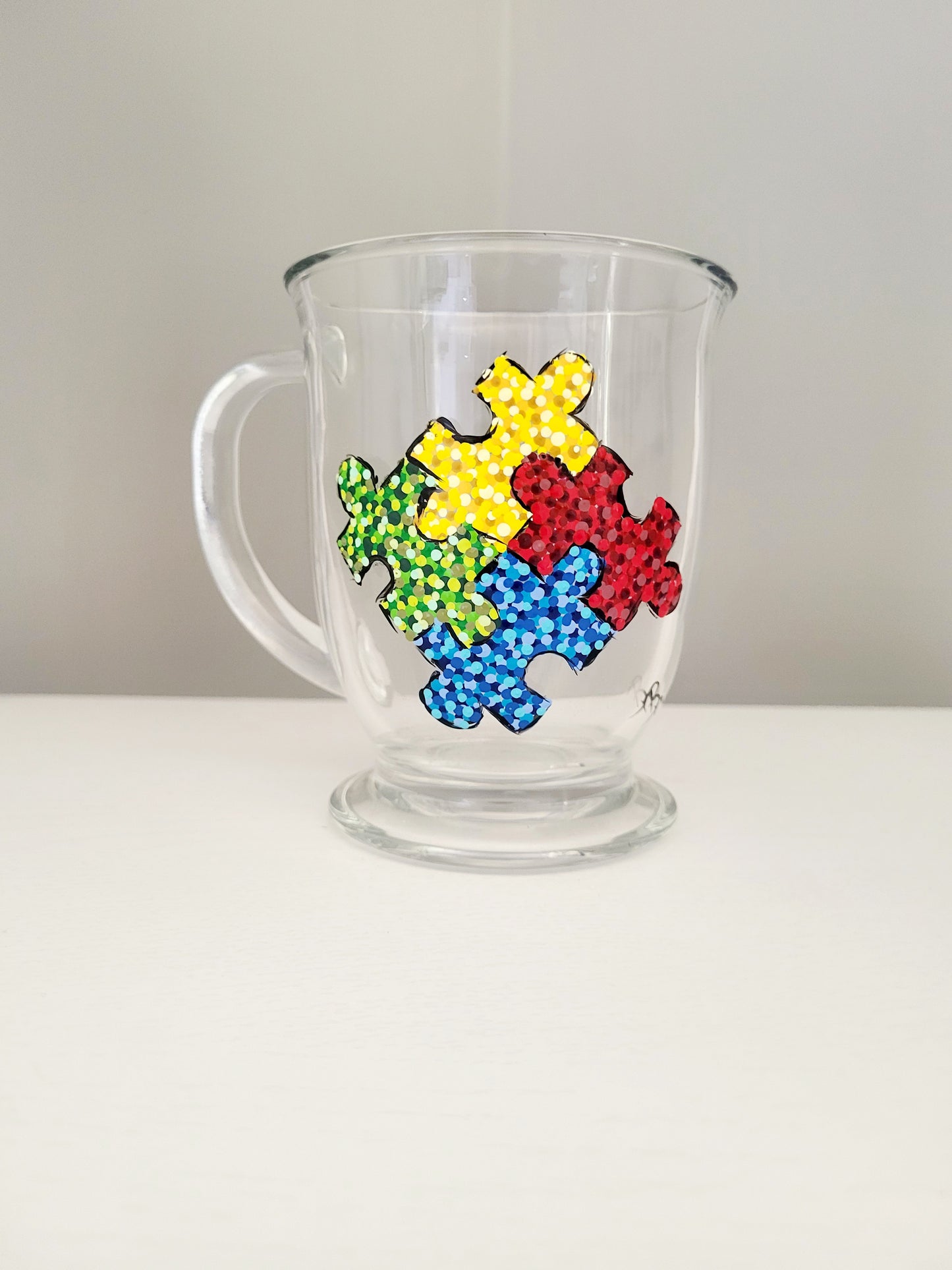 Autism awareness coffee cup