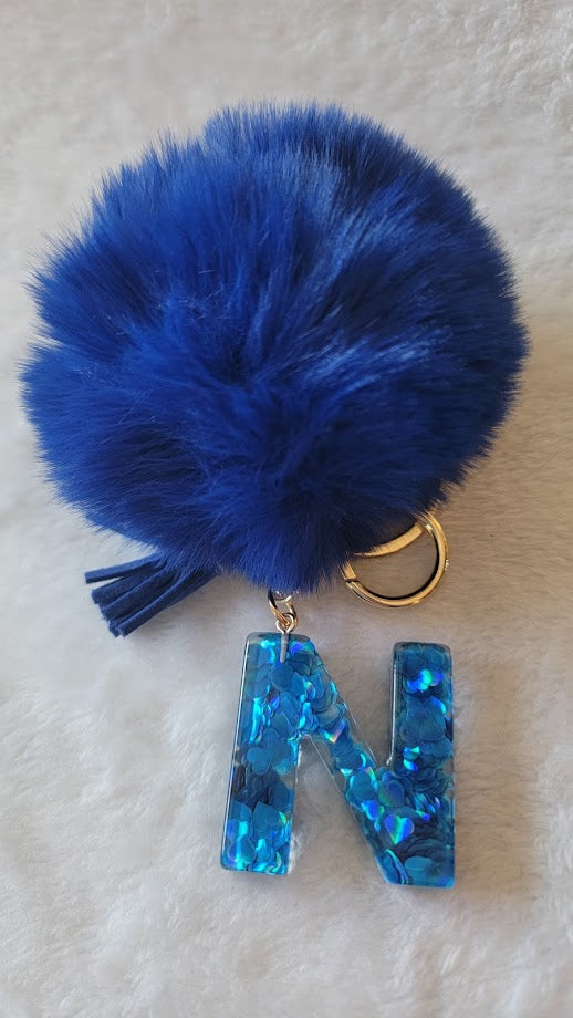 "N" Letter Keychain - Multiple Styles Available