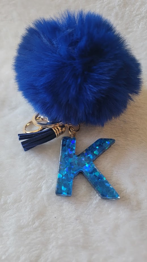 "K" Letter Keychain - Multiple Styles Available