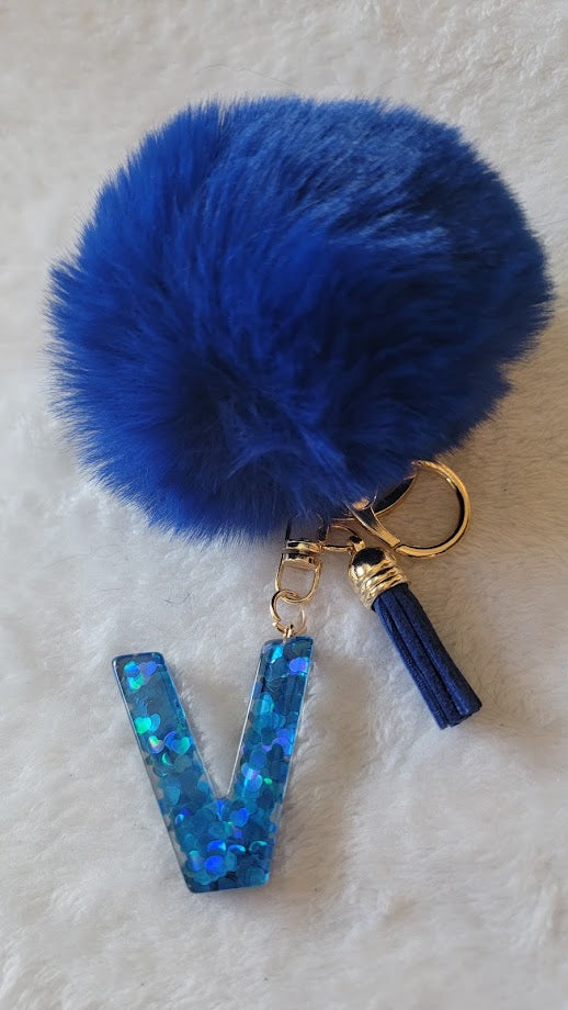 "V" Letter Keychain - Multiple Styles Available