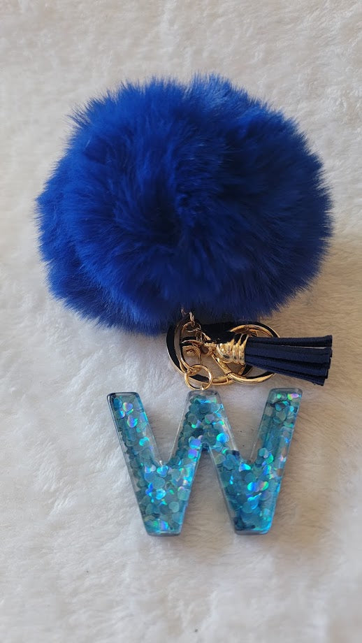 "W" Letter Keychain - Multiple Styles Available