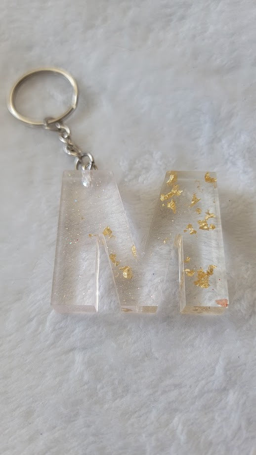 "M" Letter Keychain - Multiple Styles Available