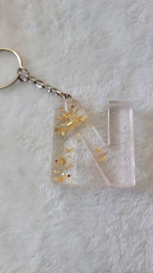 "N" Letter Keychain - Multiple Styles Available