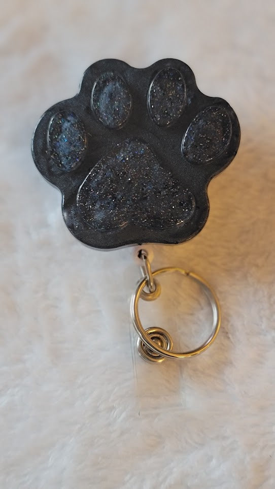 Paw Print Badge Reels