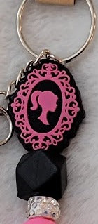 Barbie Picture Frame Keychain