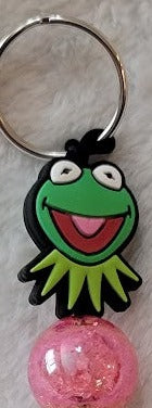 Kermit and Miss Piggy Keychain