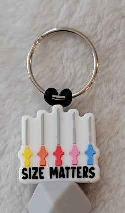 "Size Matters" Keychain