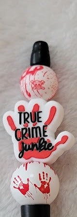 "True Crime Junkie" Pen