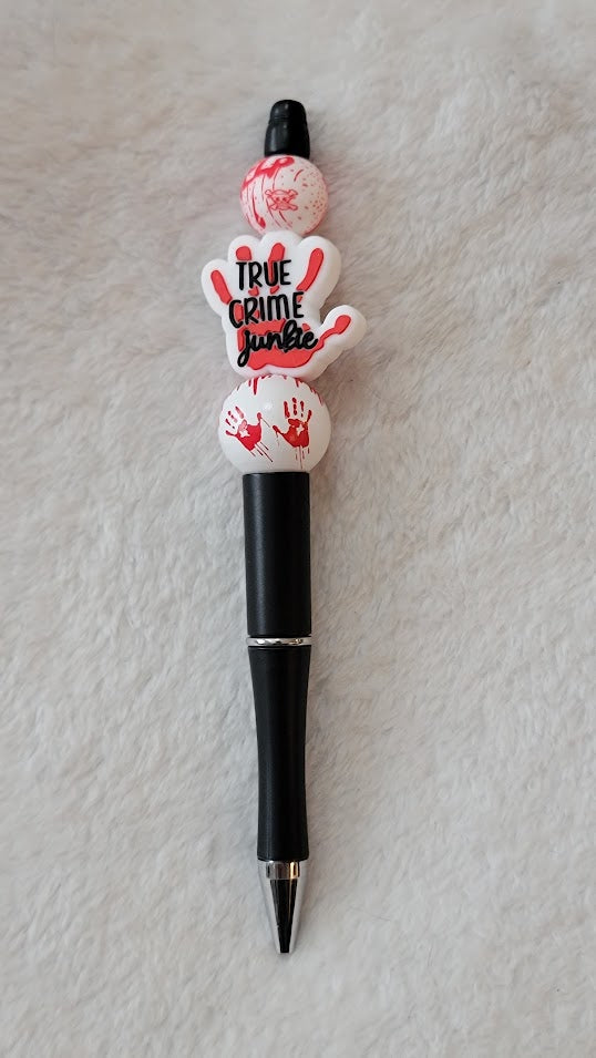 "True Crime Junkie" Pen