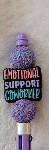 "Emotional Support Coworker" Pen