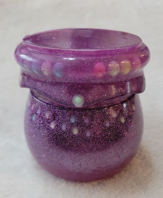 Purple Pearl Jar Trinket Box