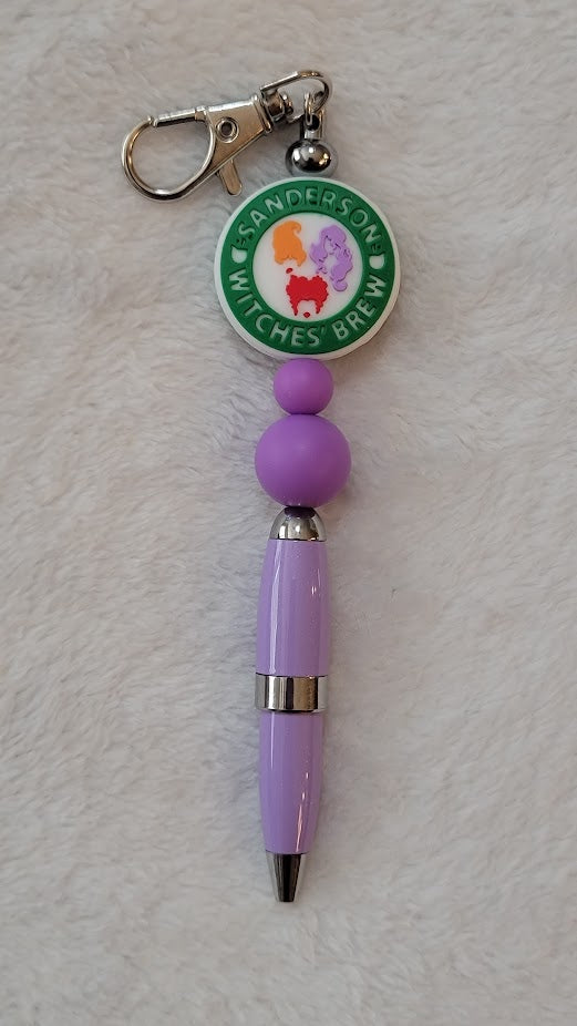 Beaded Keychain Pen - Sanderson Sisters