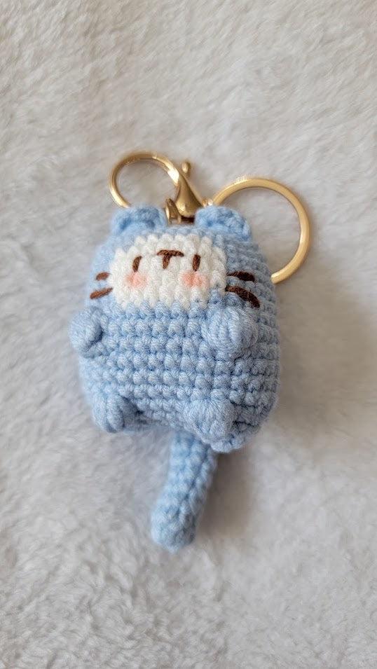 Crochet Cat Keychain