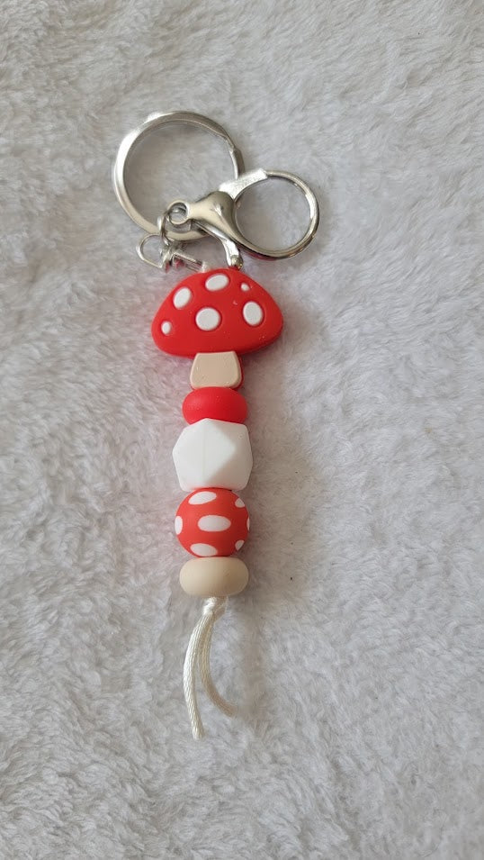 Mushroom Keychain