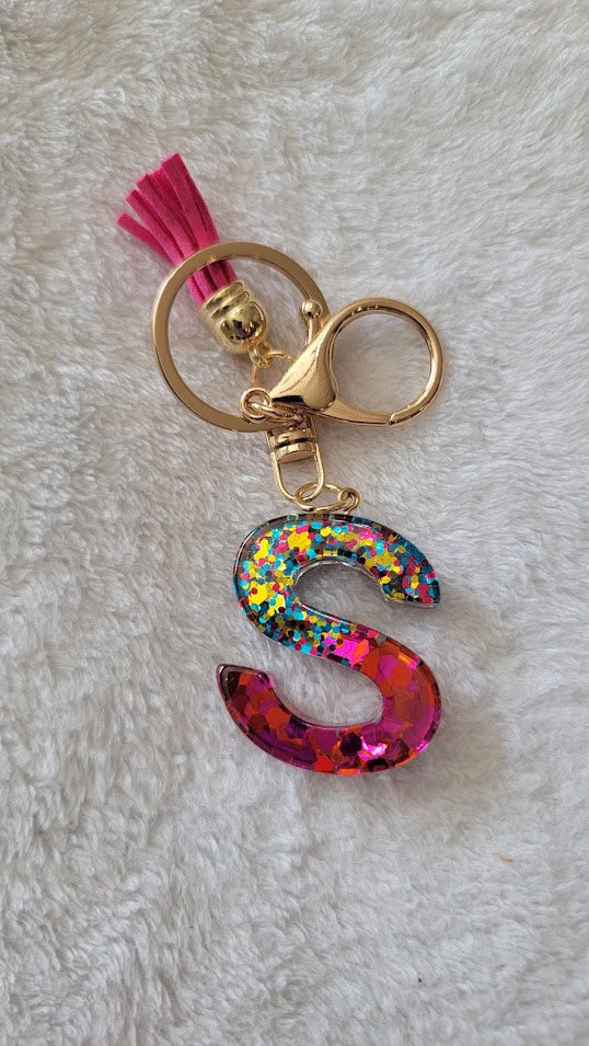 "S" Letter Keychain - Multiple Styles Available