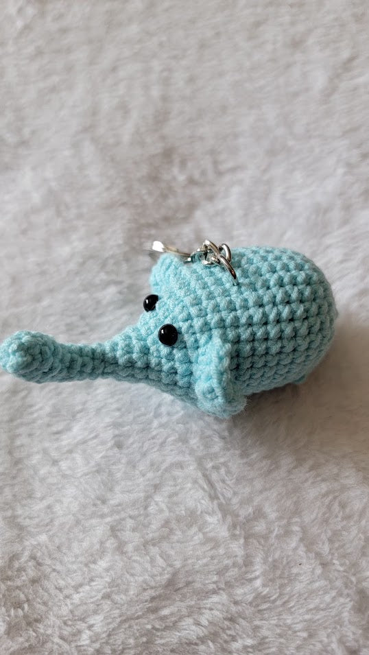 Elephant Crochet Keychain