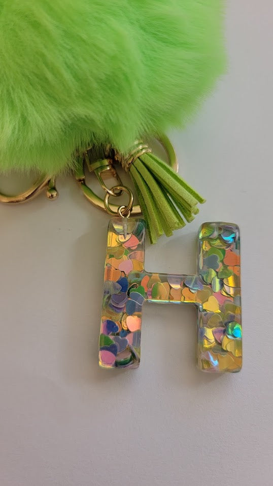 "H" Letter Keychain - Multiple Styles Available