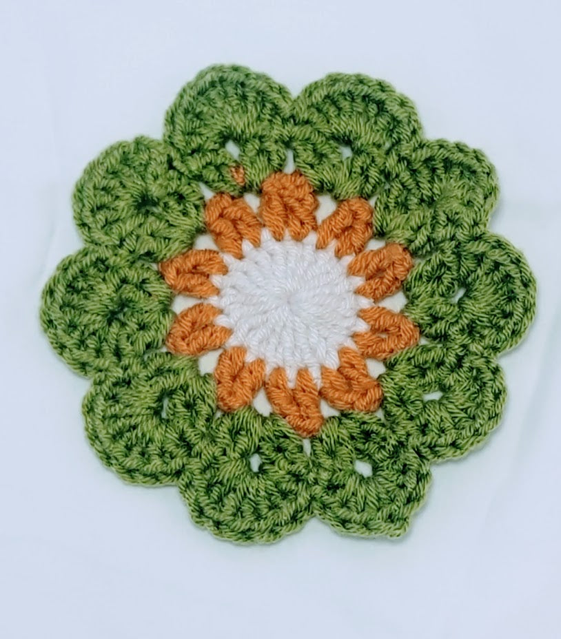 Flower Crochet Coasters