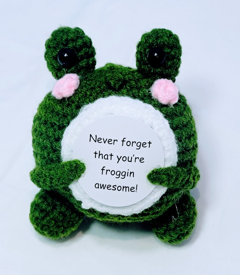 Positive Frog Crochet - multiple options