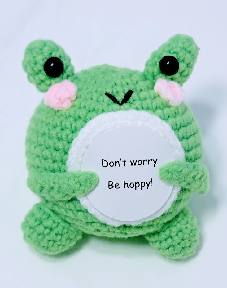 Positive Frog Crochet - multiple options