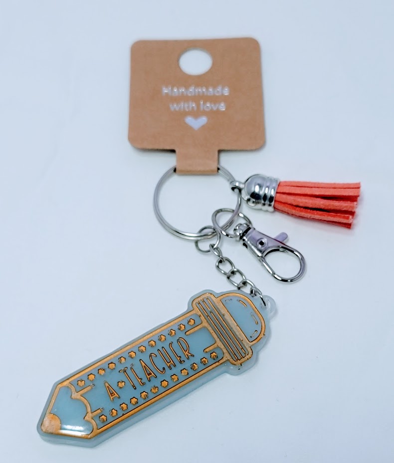 "A+ Teacher" Keychain