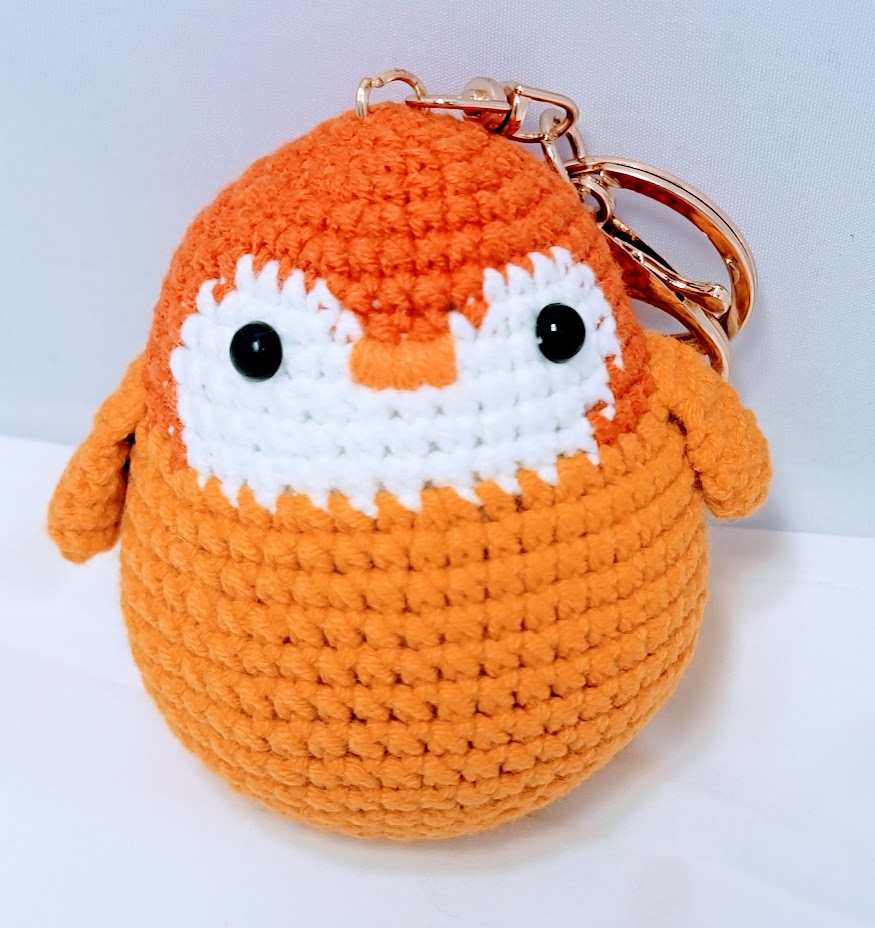 Penguin Crochet Keychains - different color options available