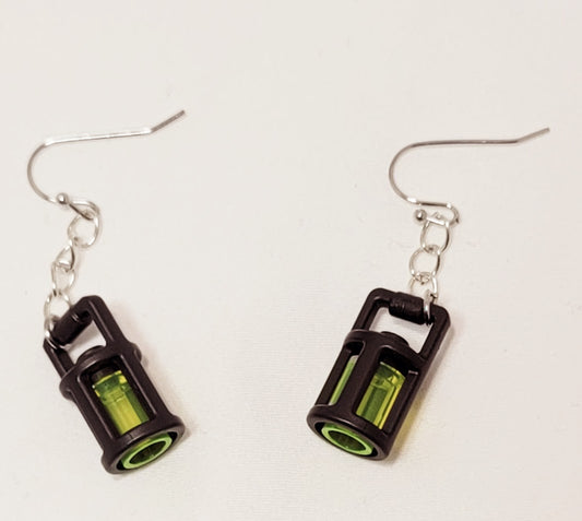 Lego Lantern Earrings