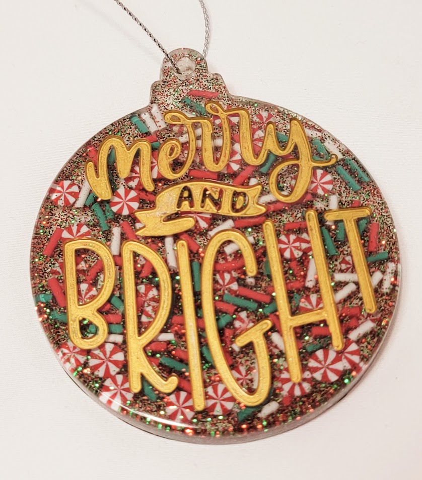 Round Christmas Ornaments (10 options)