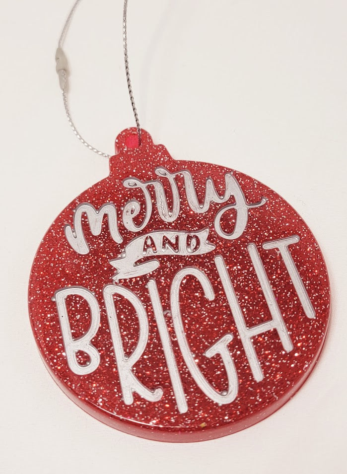 Round Christmas Ornaments (10 options)