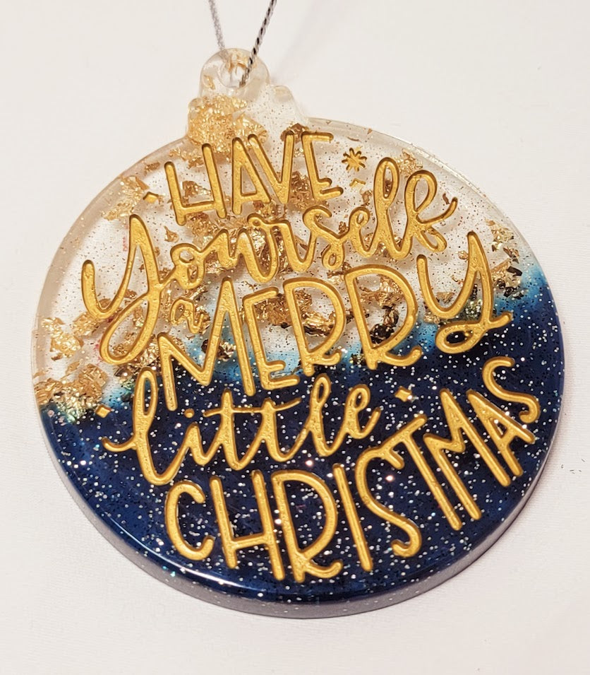 Round Christmas Ornaments (10 options)