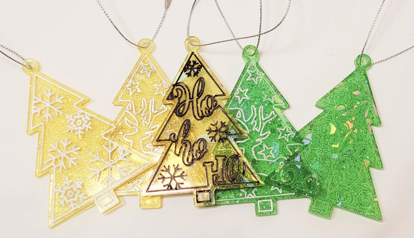 Christmas Tree Ornaments - variety of colors and options