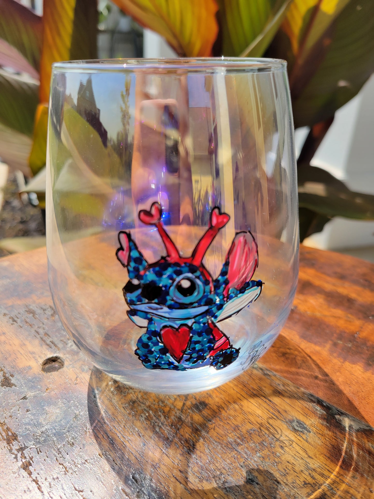 Stitch stemless.