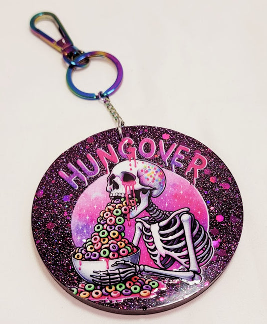 Humorous Skellington's Resin Keychain - multiple options available