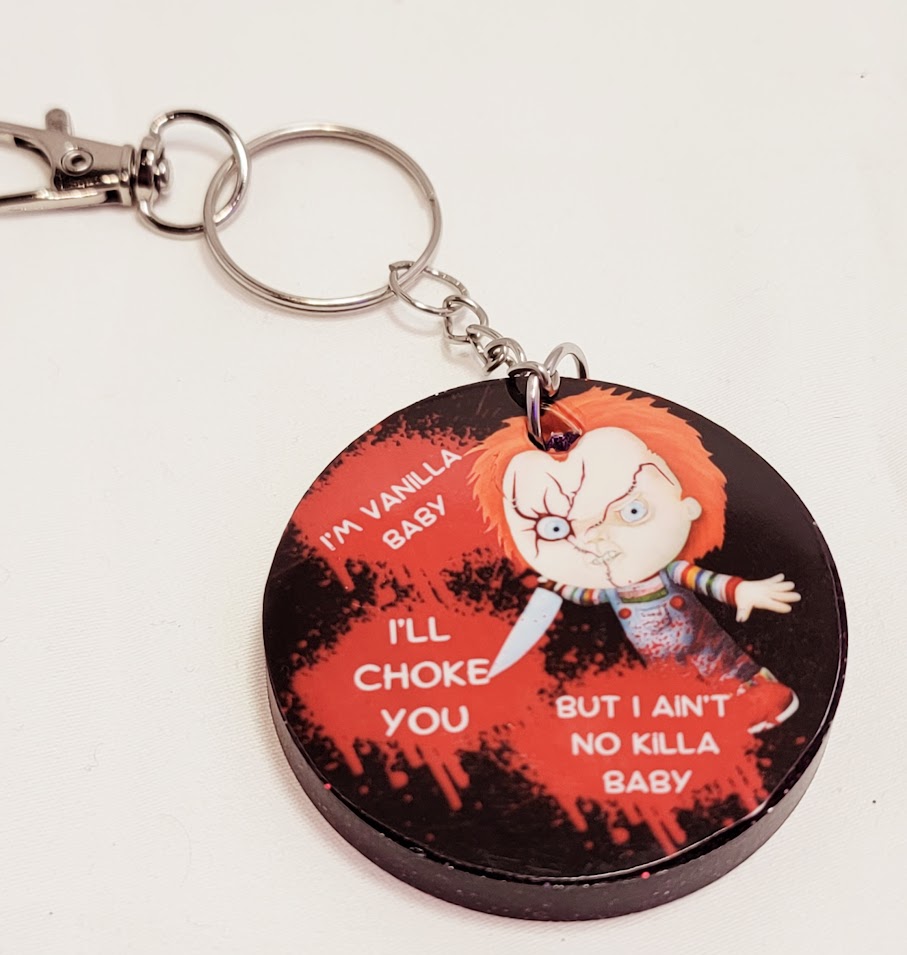 "I'm vanilla baby" Keychain