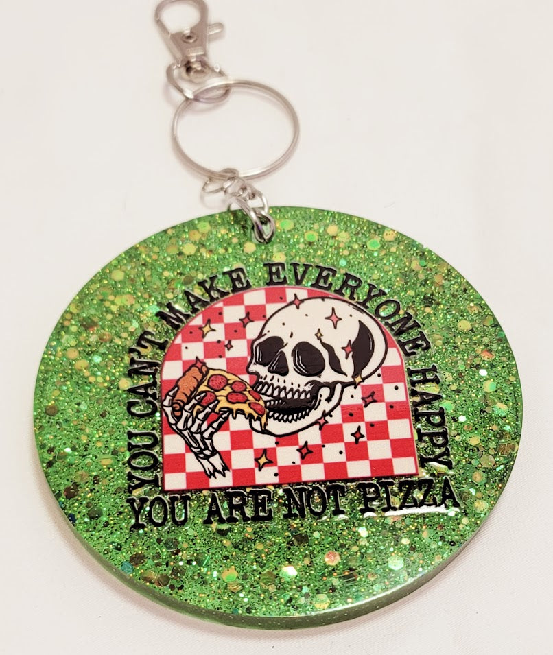 Humorous Skellington's Resin Keychain - multiple options available