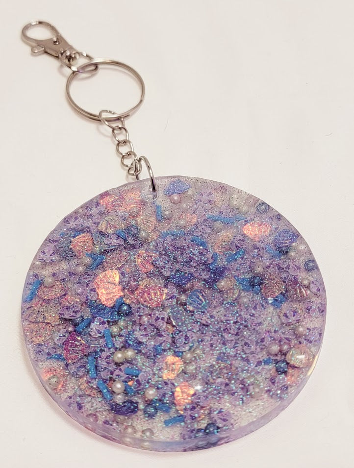 Unicorn Resin Keychain