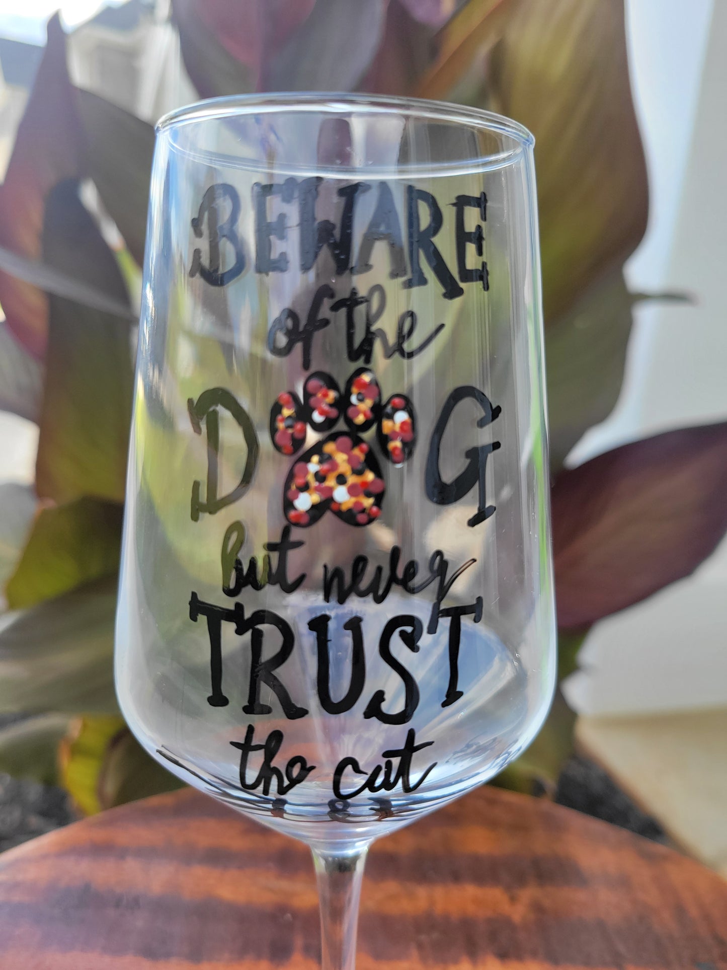 Dog/Cat Wine Glass