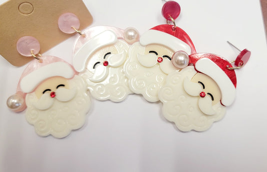 Santa Earrings - 2 options