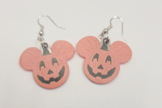 Mouse Pumpkin Earrings