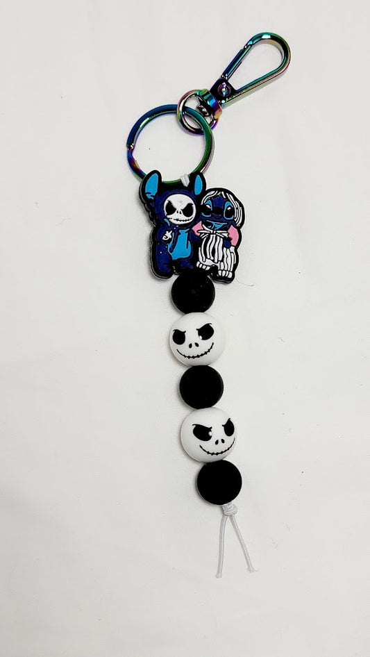 Stitch/Jack Skellington Keychain