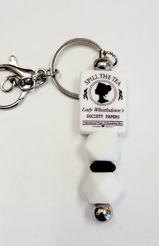 "Spill the Tea" Bar Keychain