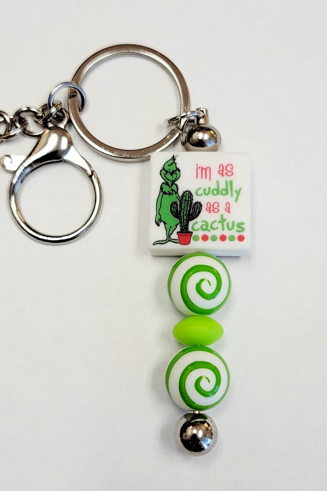 Grinch Bar Keychain