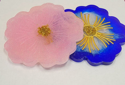 Flowers Coasters/Candy/Jewelry Dishes - multiple styles available