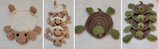 Animal Crochet Coasters